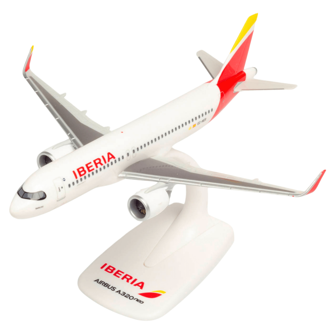 Herpa Snap-Fit Flugzeugmodell Iberia Airbus A320neo (1:200)